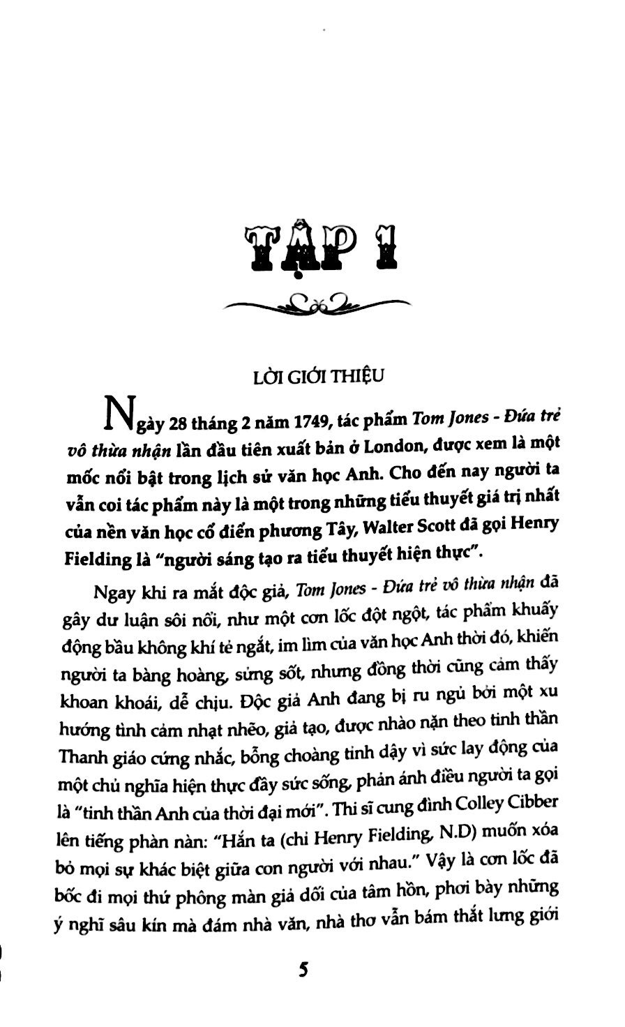 Tom Jones - Đứa Trẻ Vô Thừa Nhận (Tập 1)