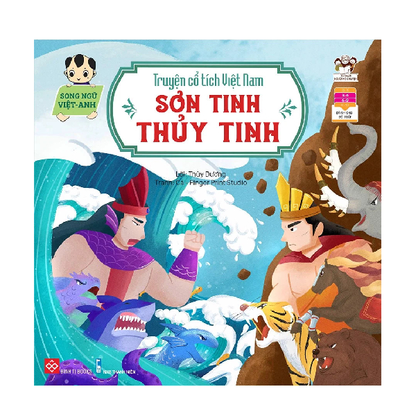 Truyện cổ tích Việt Nam (Song ngữ Việt - Anh) - Sơn Tinh - Thủy Tinh