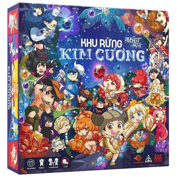 Boardgame Lớp Học Mật Ngữ - Khu Rừng Kim Cương 1