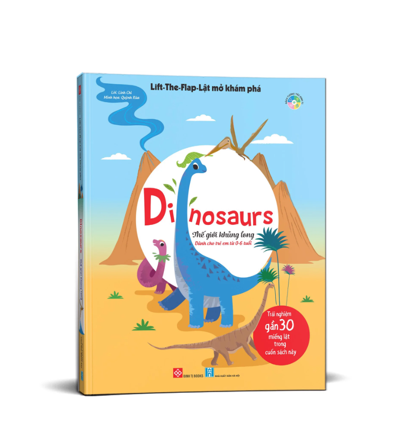 Lift-the-flap - Lật mở khám phá - Dinosaurs - Thế giới khủng long