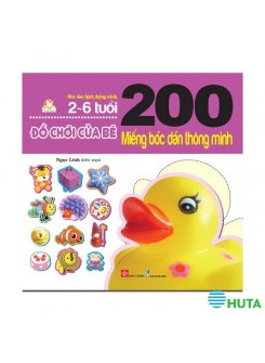  200 miếng bóc dán thông minh - Đồ chơi của bé (2-6 tuổi)