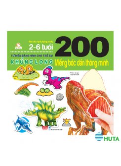 200 miếng bóc dán thông minh - Khủng long