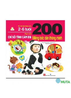 200 miếng bóc dán thông minh - Phát triển chỉ số tình cảm EQ (2-6 tuổi)