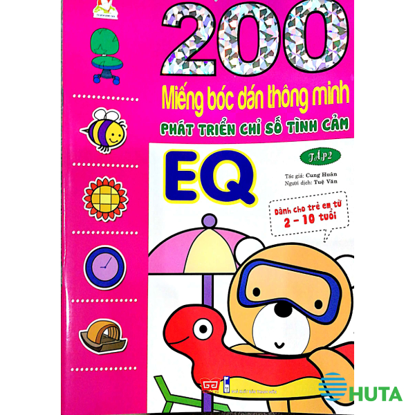 200 Miếng Bóc Dán Thông Minh - Phát Triển Chỉ Số Tình Cảm EQ - Tập 2