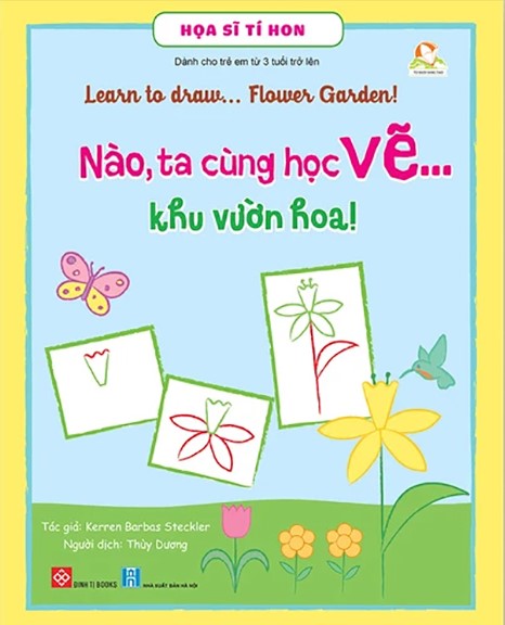  Ta Cùng Học Vẽ … Khu Vườn Hoa! - Learn To Draw … Flower Graden!