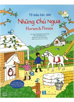 Tô Màu Bóc Dán - Những Chú Ngựa - Horses & Ponies