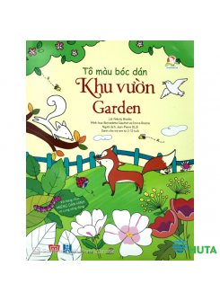 Tô Màu Bóc Dán - Khu Vườn - Garden