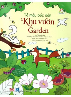 Tô Màu Bóc Dán - Khu Vườn - Garden