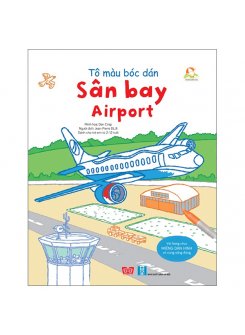 Tô Màu Bóc Dán - Sân Bay - Airport