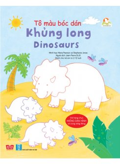 Tô Màu Bóc Dán - Khủng Long - Dinosaurs