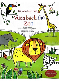 Tô Màu Bóc Dán - Vườn Bách Thú - Zoo