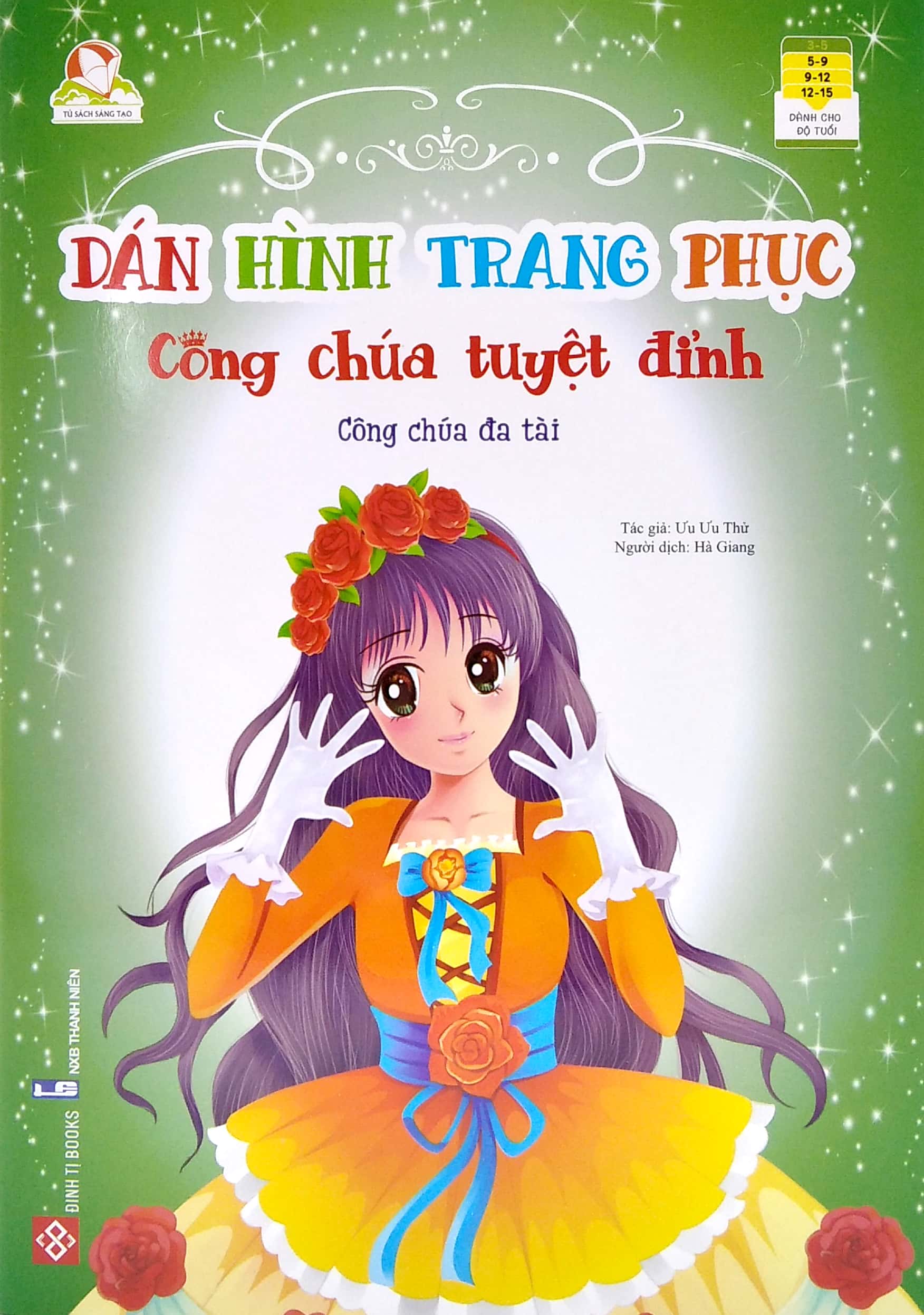 Dán Hình Trang Phục Công Chúa Tuyệt Đỉnh - Công Chúa Đa Tài