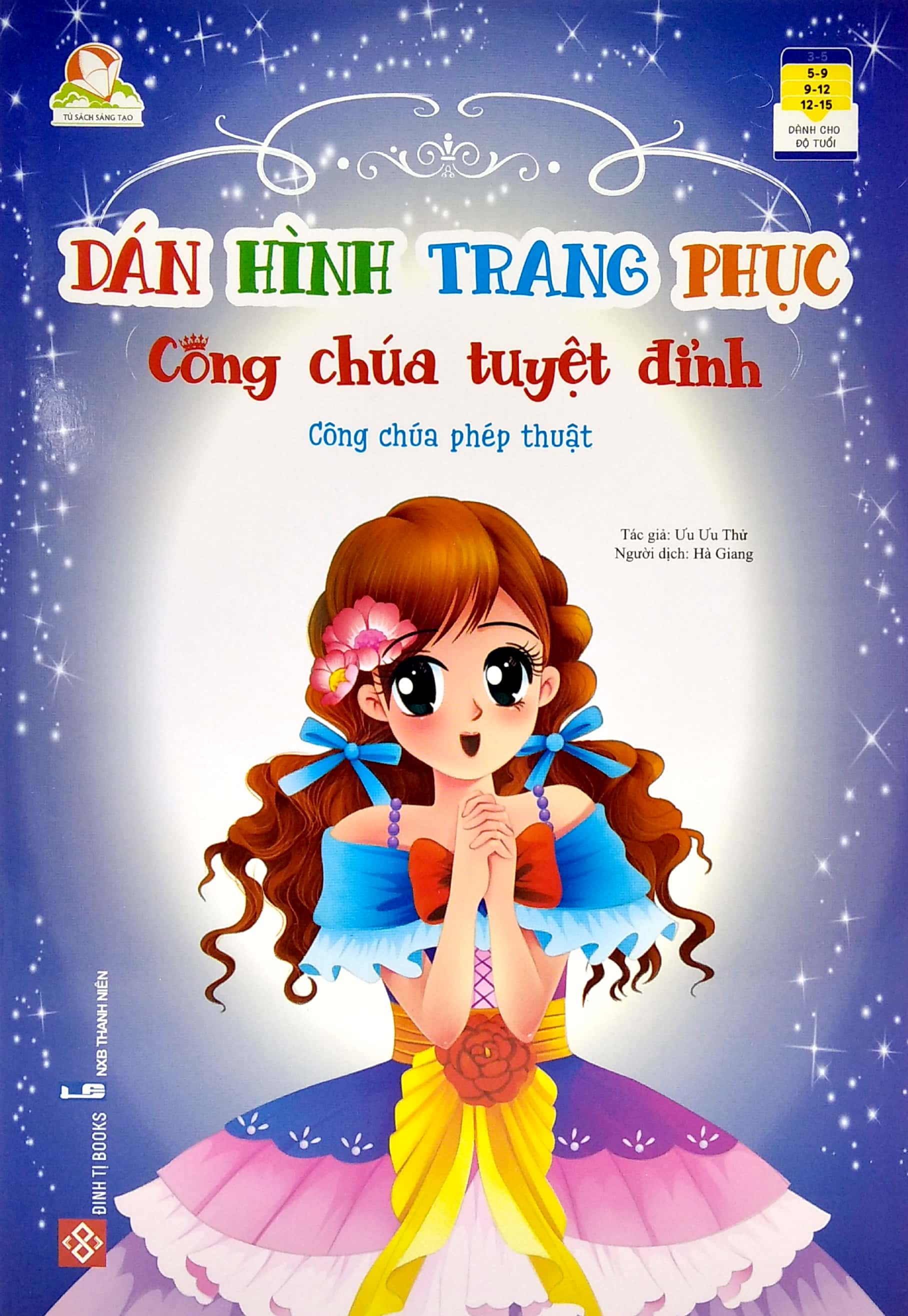 Dán Hình Trang Phục Công Chúa Tuyệt Đỉnh - Công Chúa Phép Thuật