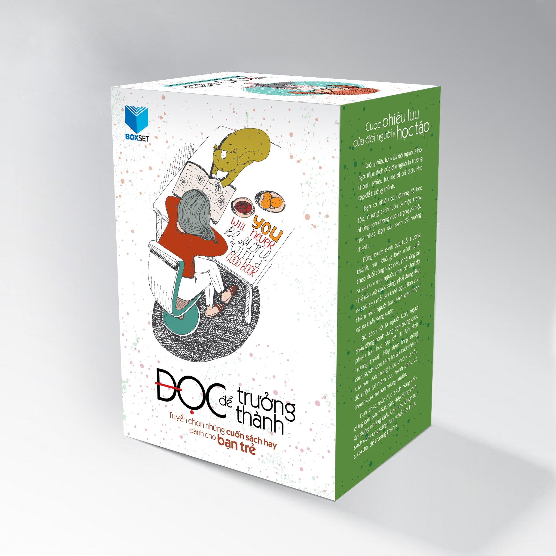 Sách - Hộp Combo 1: Đọc Để Trưởng Thành - Cuộc Phiêu Lưu Của Đời Người Là Học Tập