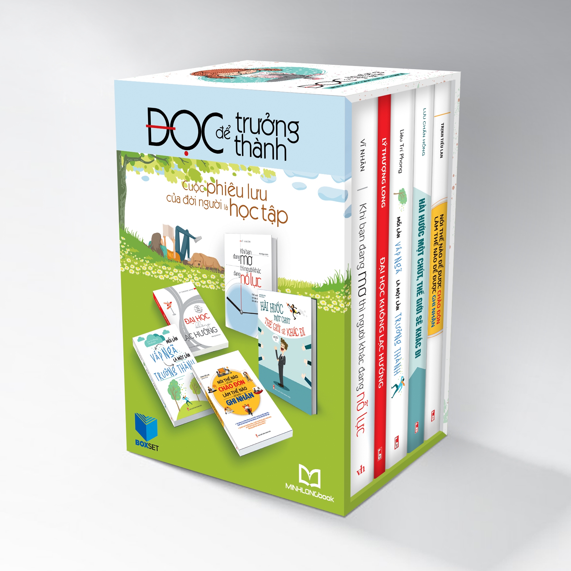 Sách - Hộp Combo 1: Đọc Để Trưởng Thành - Cuộc Phiêu Lưu Của Đời Người Là Học Tập  2